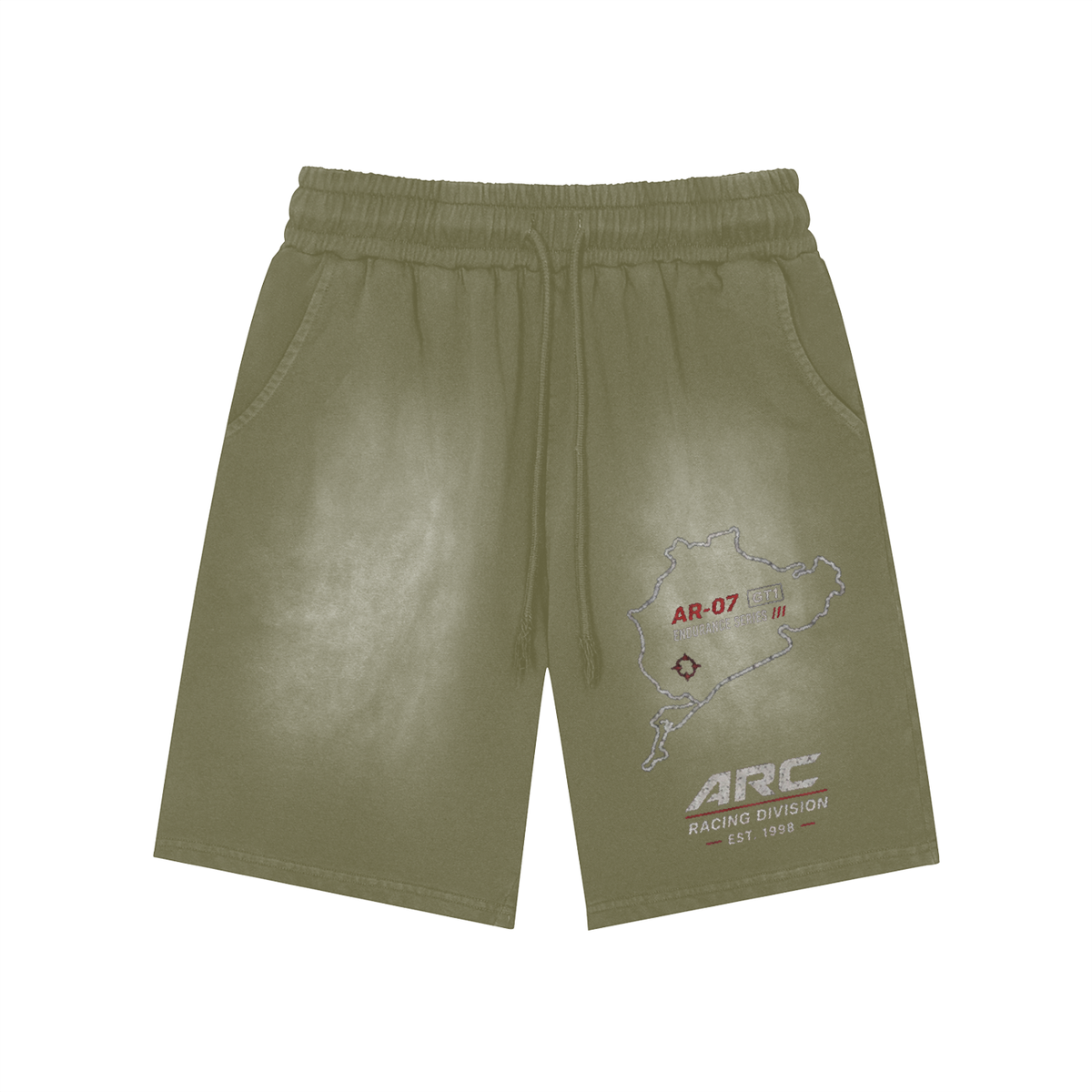 AR-07 Shorts in Light Green — front