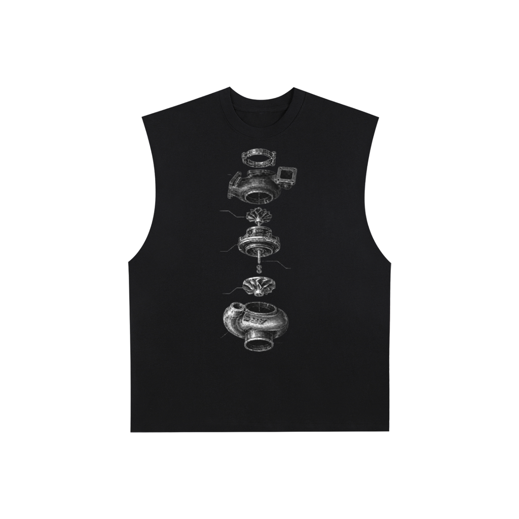 Boost Tank — Black, front