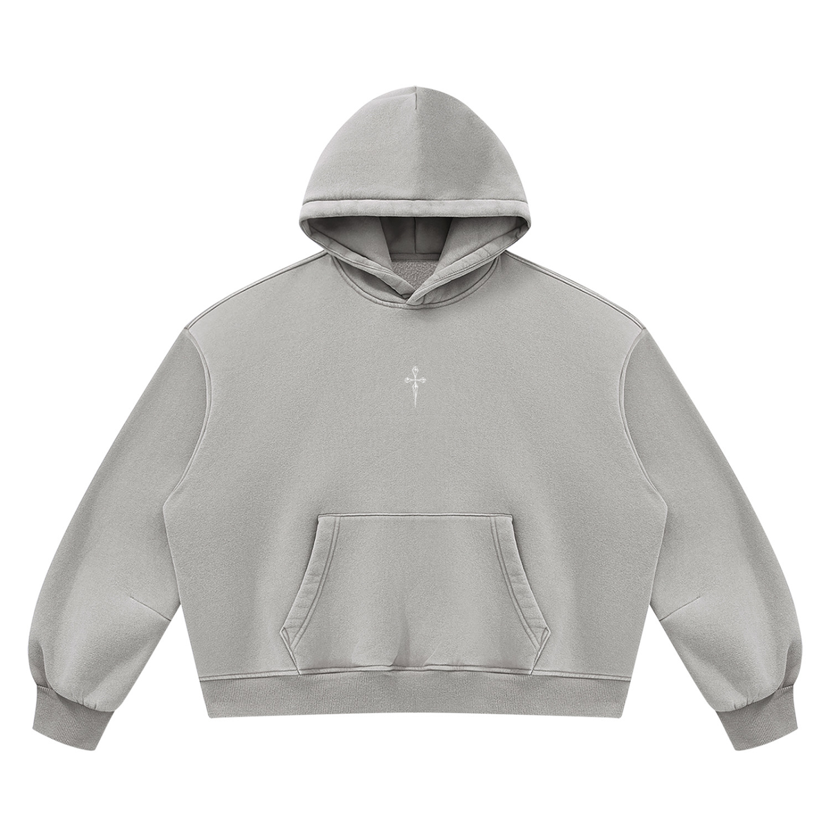 Hoodie in Light Gray