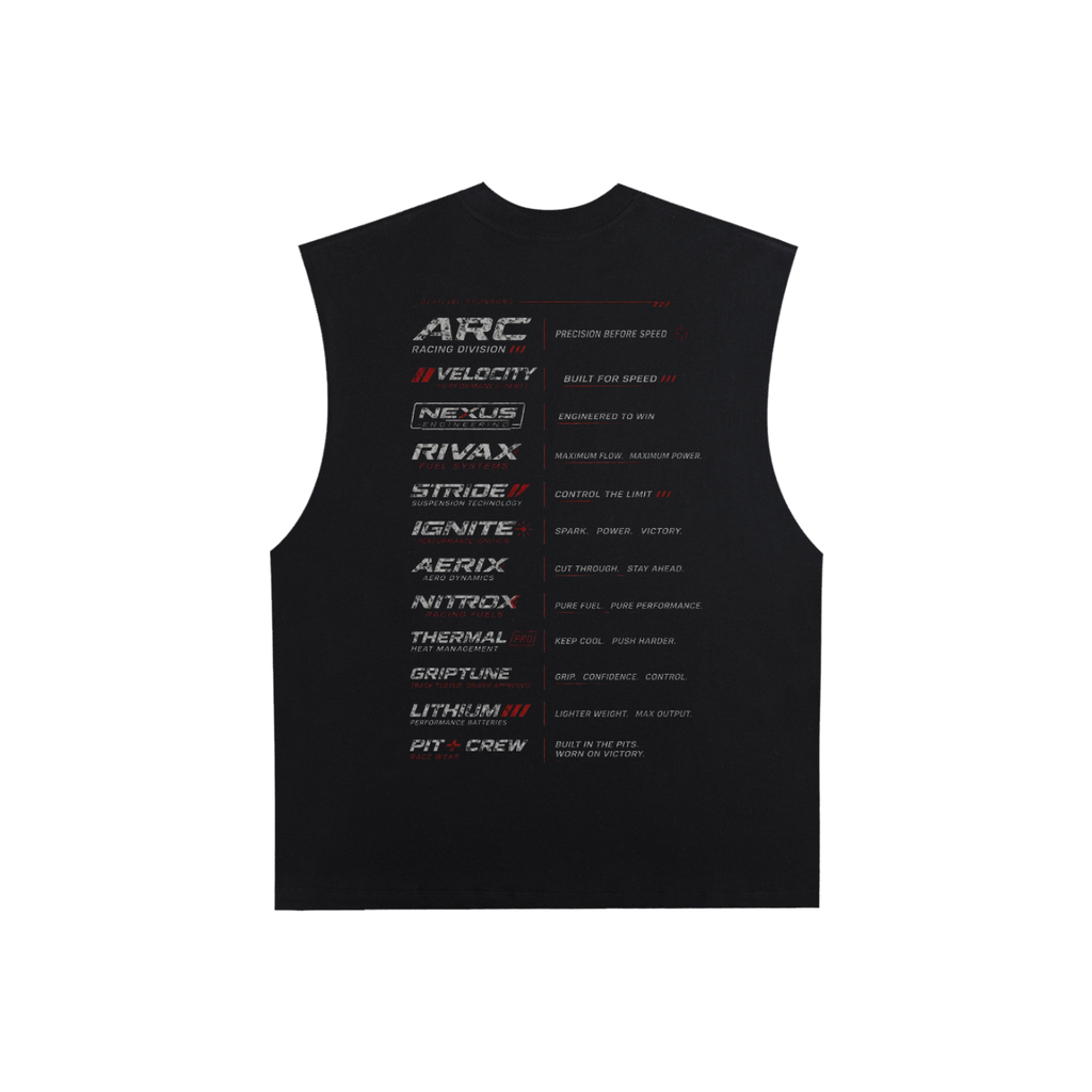 Boost Tank — Black, back
