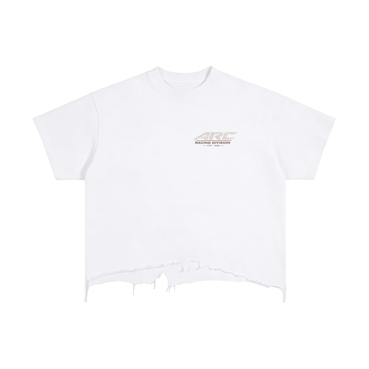 Salvage Tee in White — front