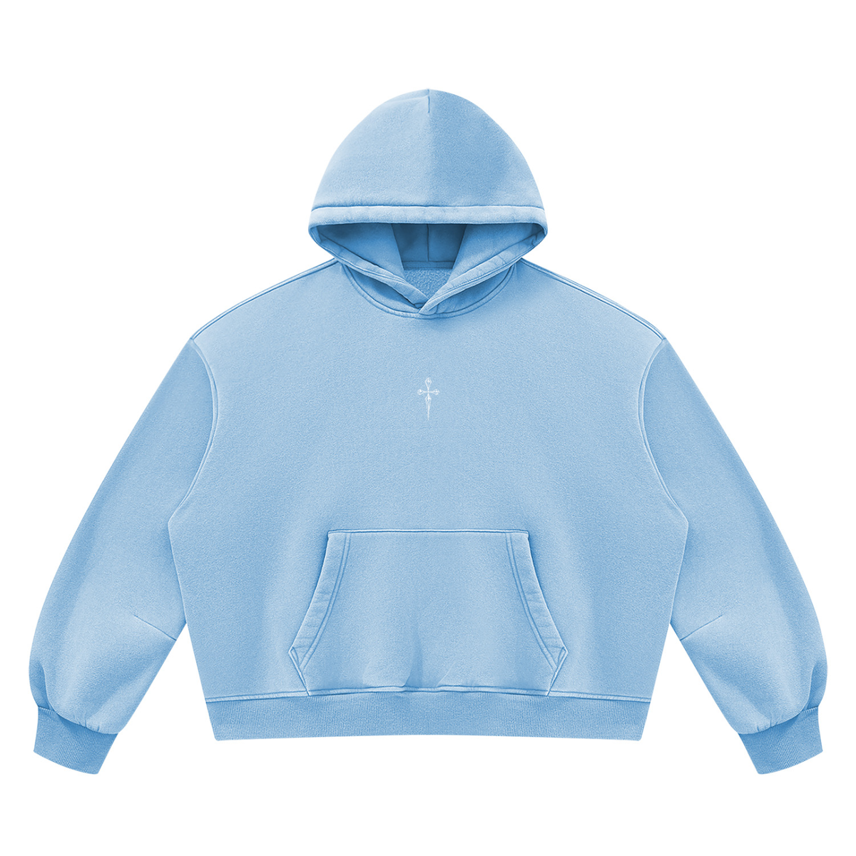 Hoodie in Light Blue