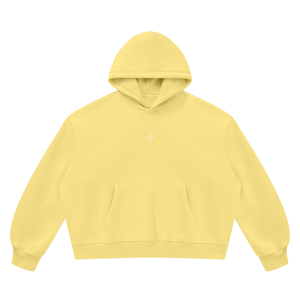 Hoodie in Light Yellow