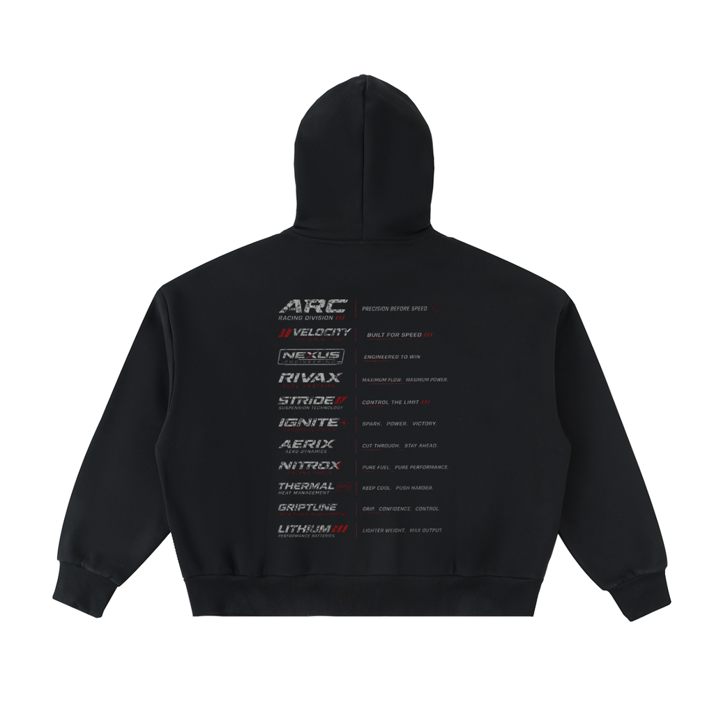 Boost Hoodie — Black, back