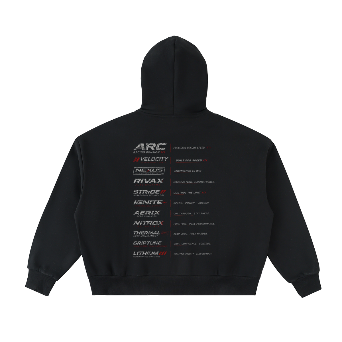 Boost Hoodie — Black, back