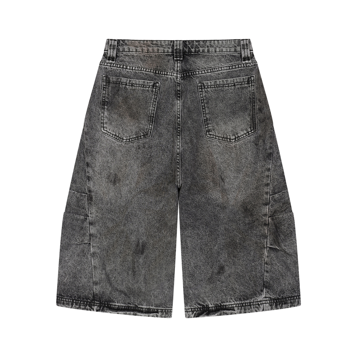 Tread Shorts in Grey Wash — back