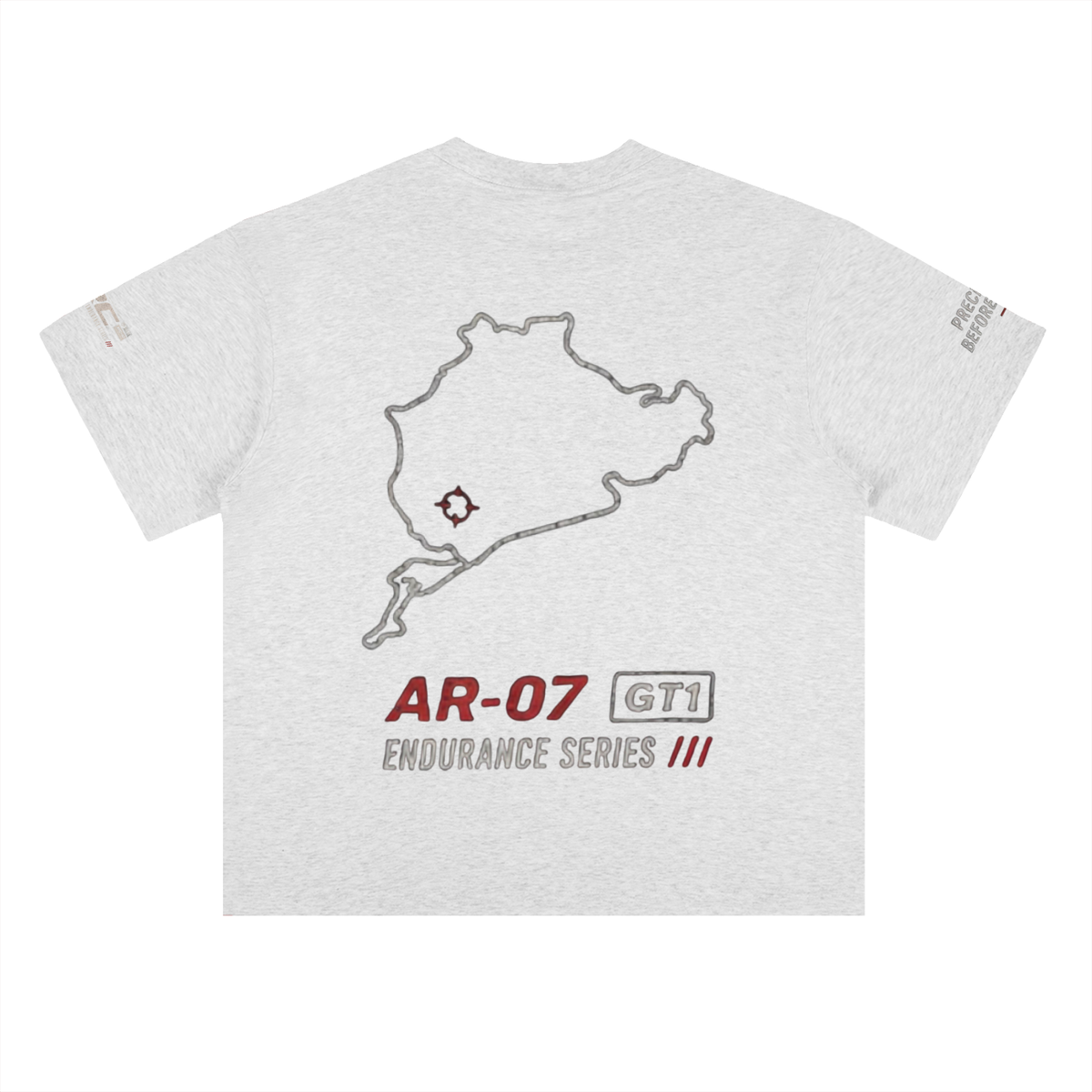 AR-07 Tee in Light Gray — back