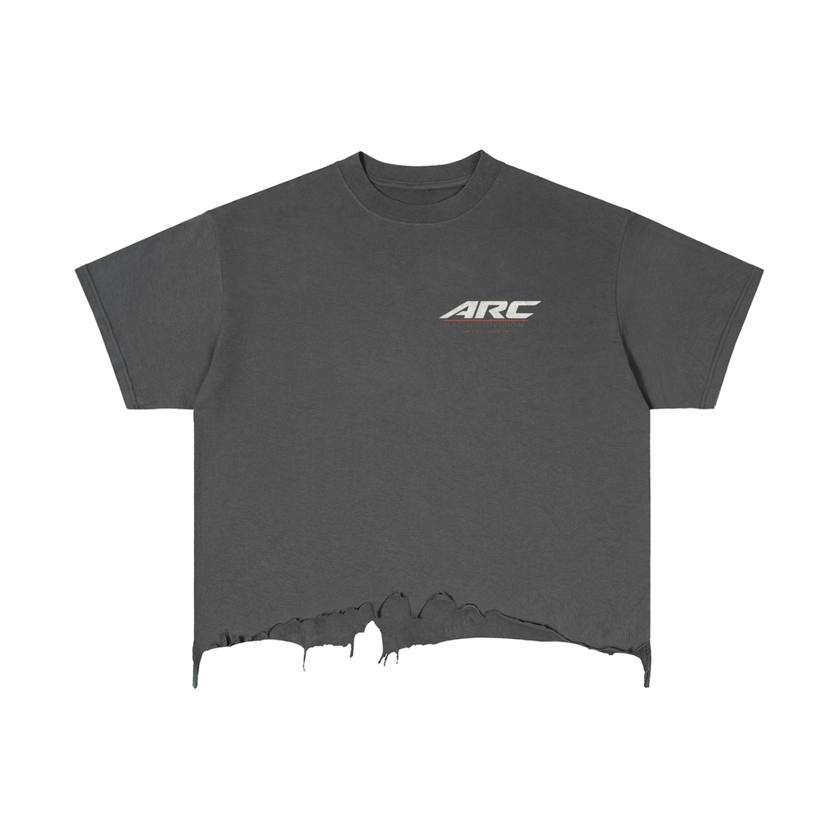 Salvage Tee in Gray — front