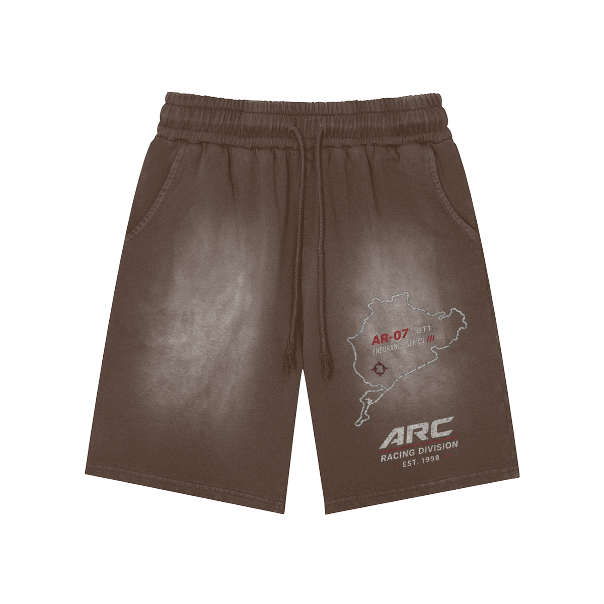 AR-07 Shorts in Brown — front