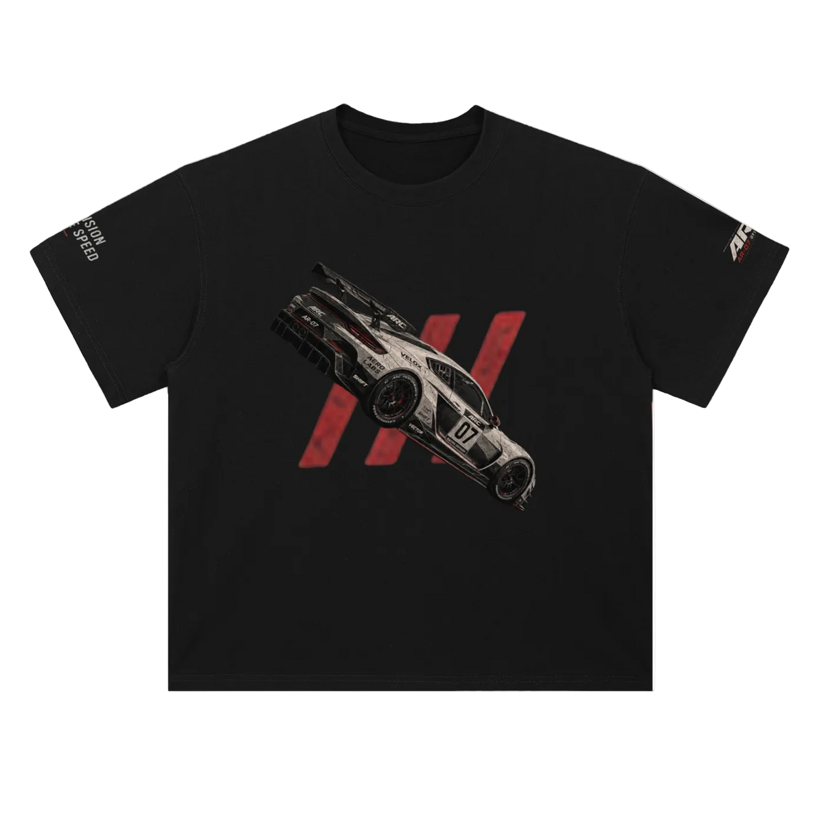 AR-07 Tee in Classic Black — front