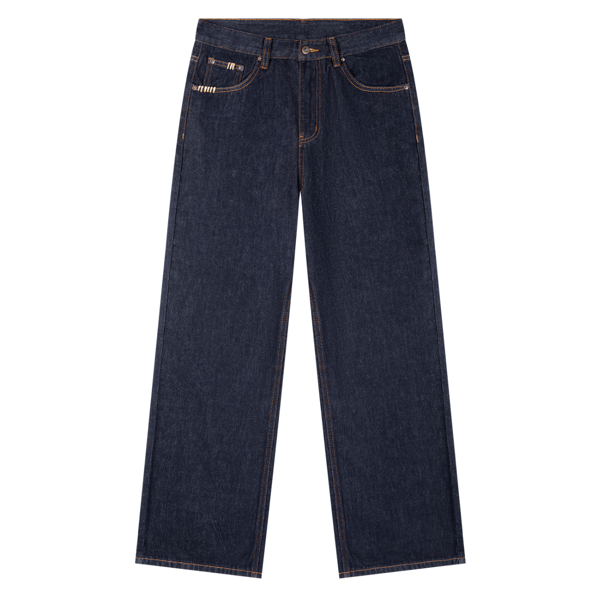 Contrast Stitch Jeans