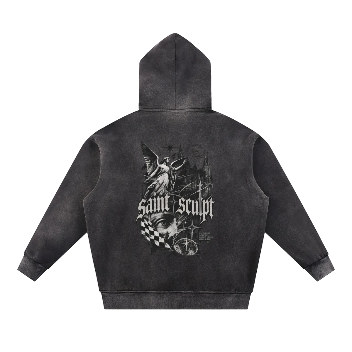 Cathedral Hoodie in Black — back