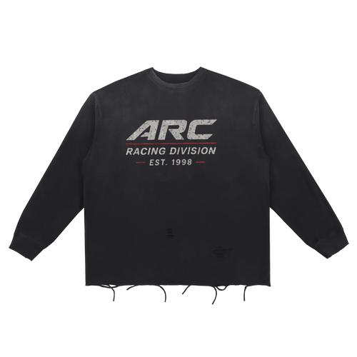 Night Session Tee in Black — front