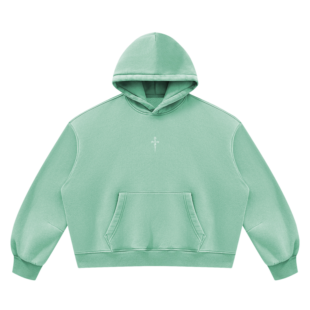 Hoodie in Mint Green