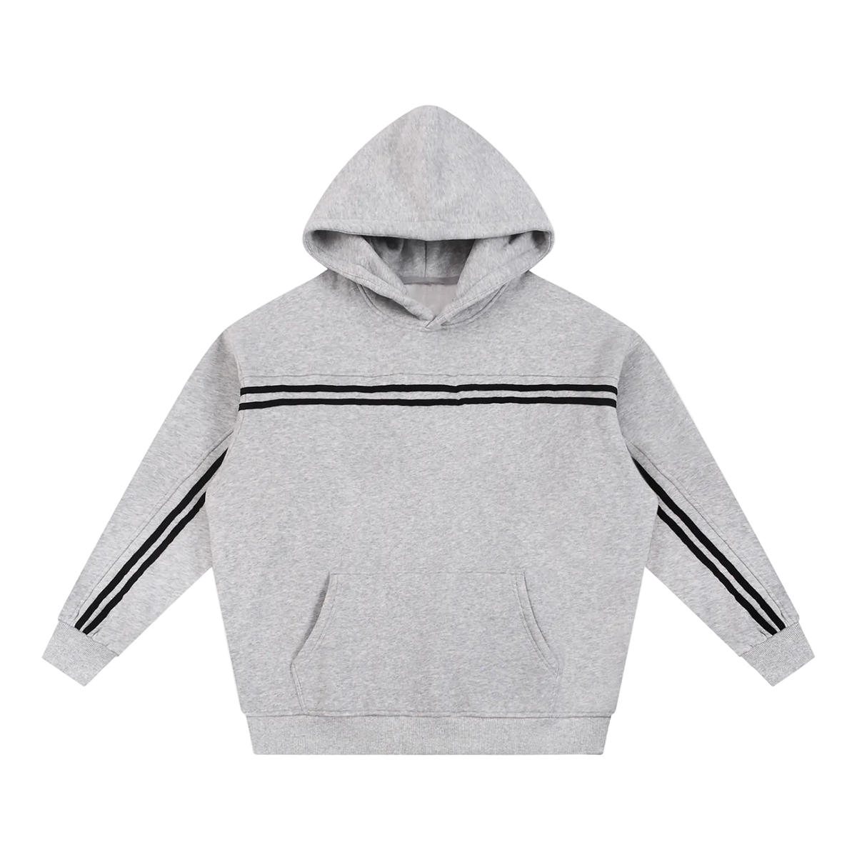 Martyr Hoodie in Flower Gray — front