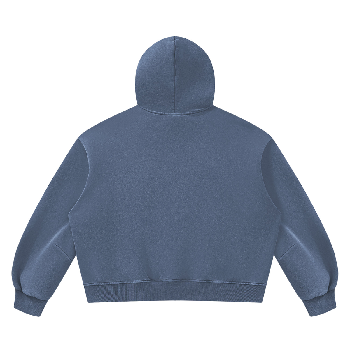 Hoodie in Washed Blue