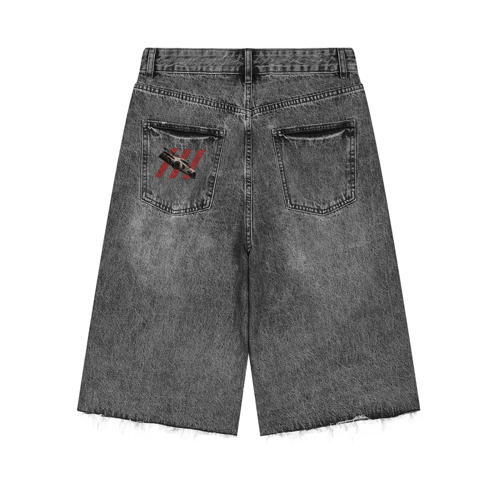Paddock Shorts in Black — back