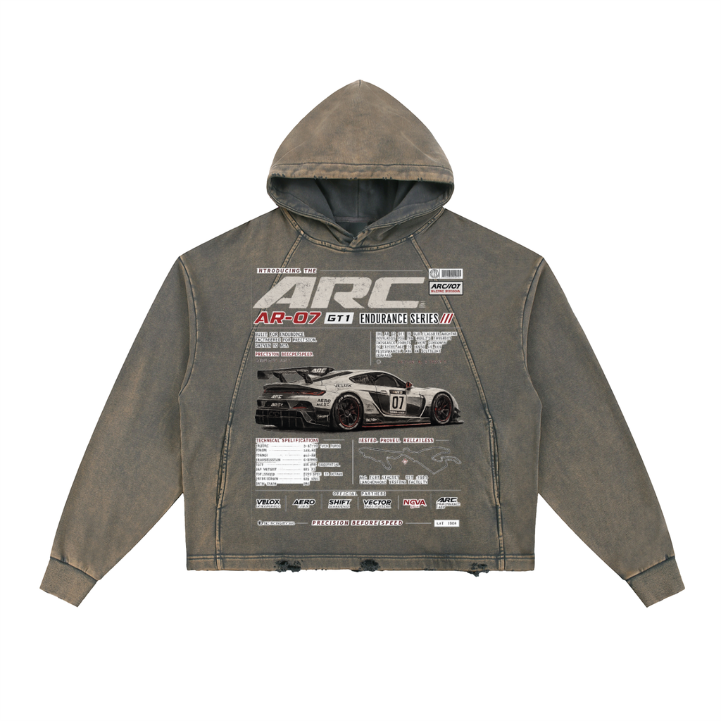 Endurance Hoodie in Dust Gray — front