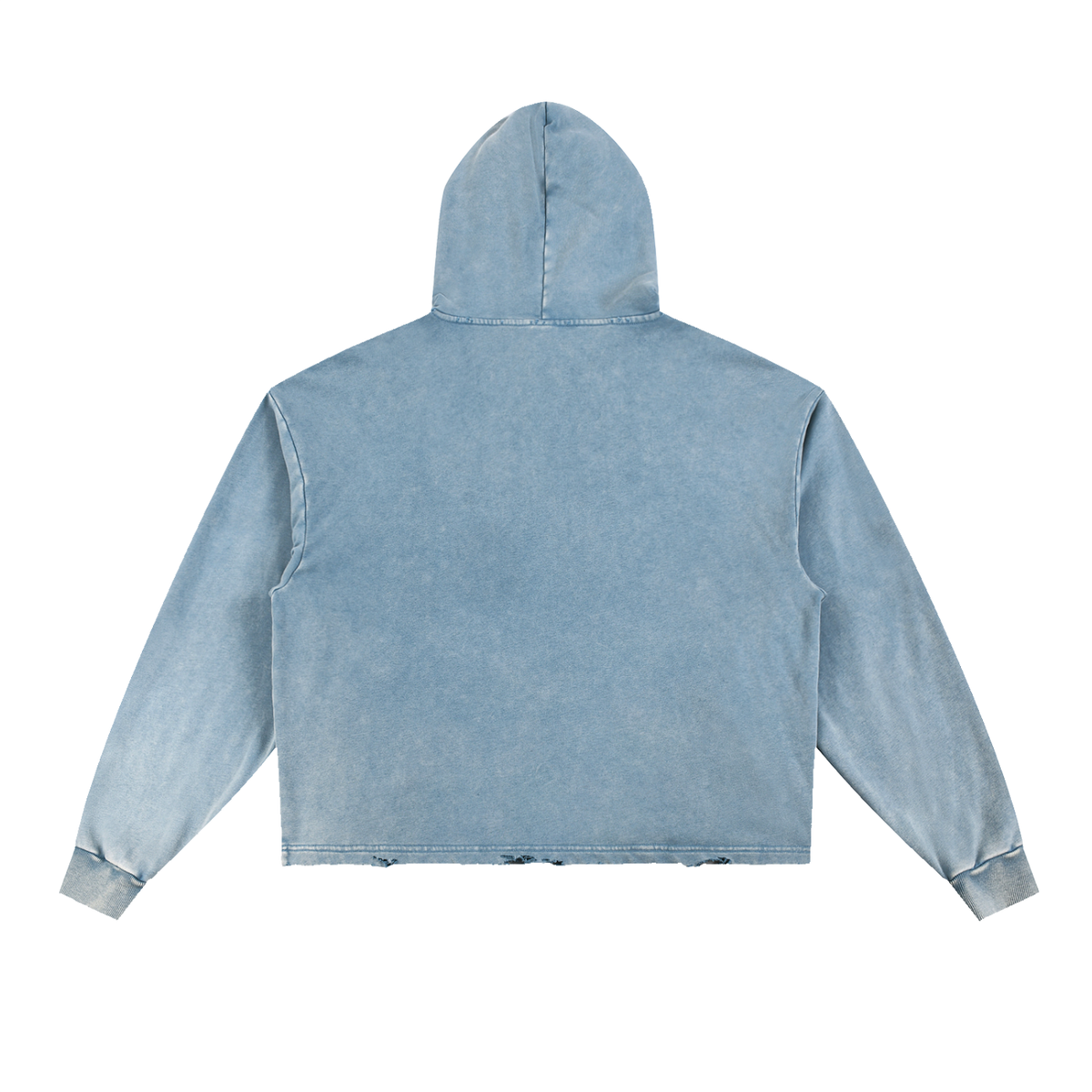 Endurance Hoodie in Washed Blue — back