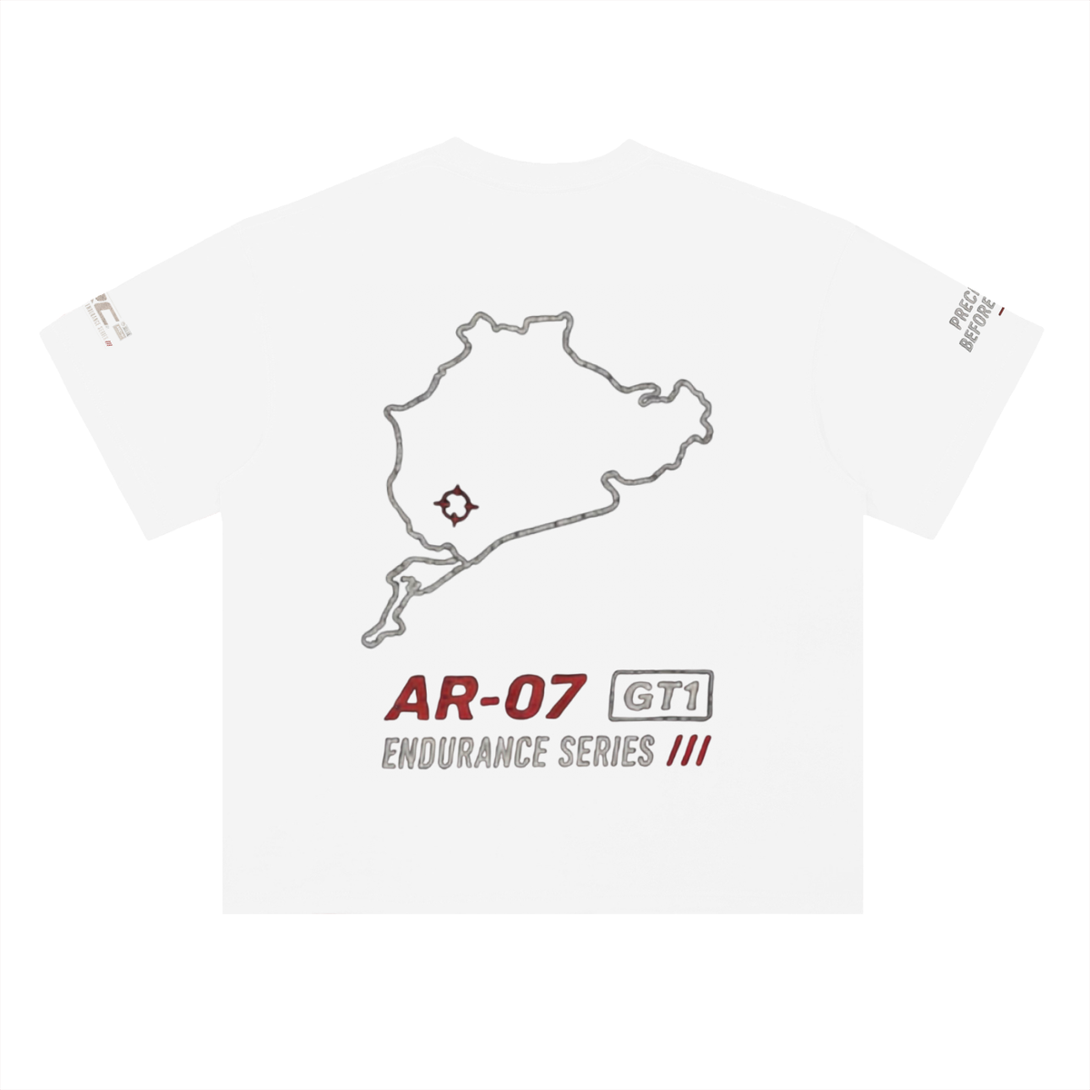 AR-07 Tee in Lucent White — back