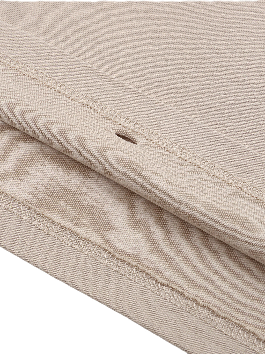 Classic Frayed Boxy Tee in Apricot