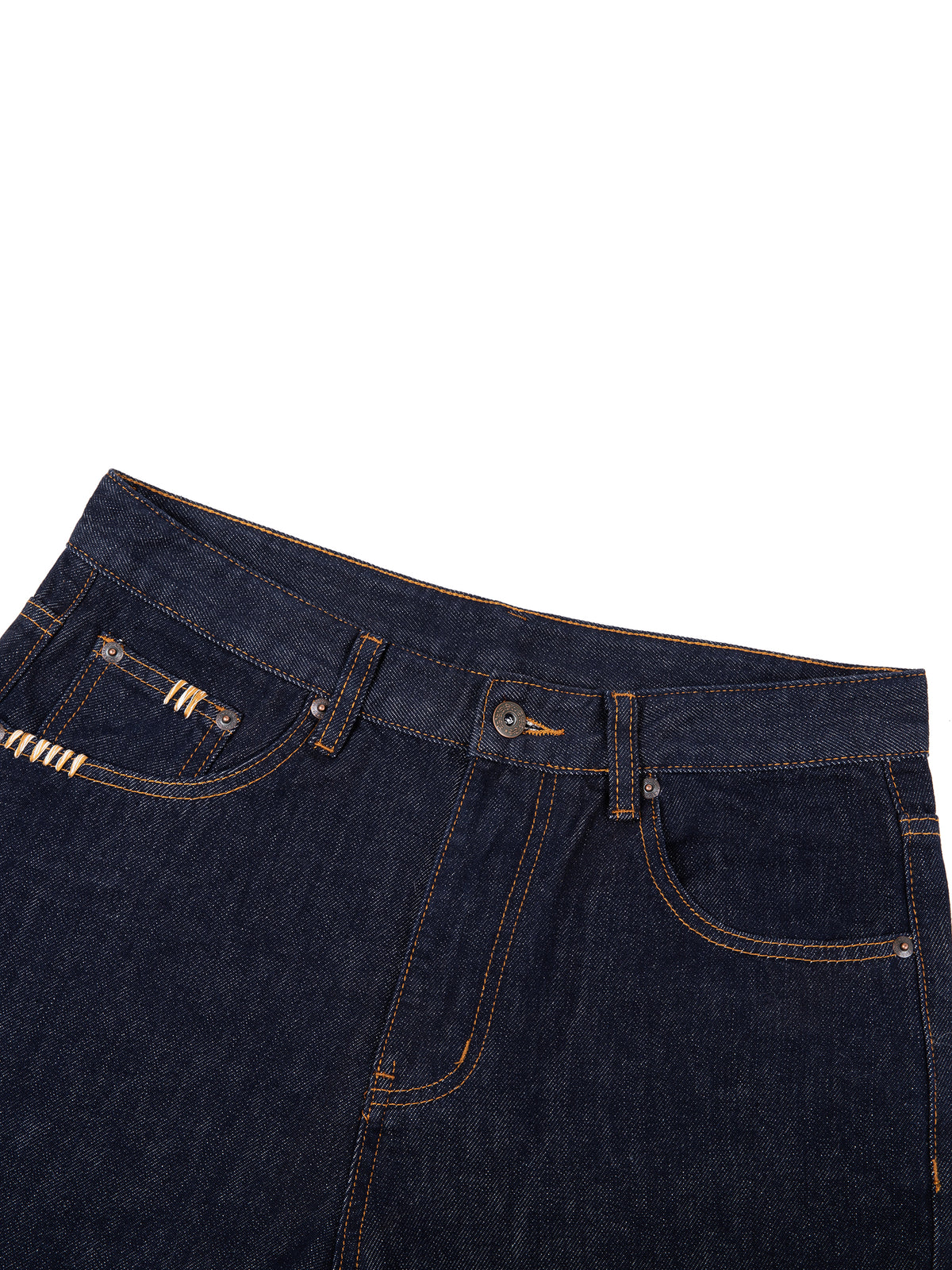 Contrast Stitch Jeans