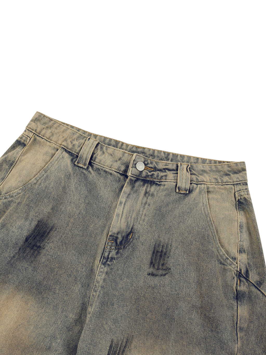 Tread Shorts in Sand Wash — waistband detail
